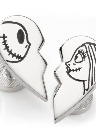 Disney The Nightmare Before Christmas Jack & Sally 'Simply Meant to Be' Cufflinks
