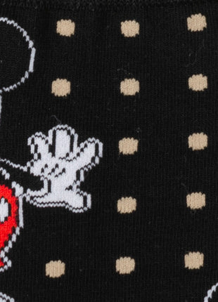Disney Mickey Mouse Dot Socks and Blue Lapel Pin Gift Set