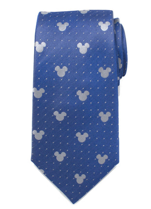 Disney Mickey Mouse Blue Pin Dot Men's Tie
