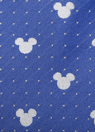Disney Mickey Mouse Blue Pin Dot Men's Tie