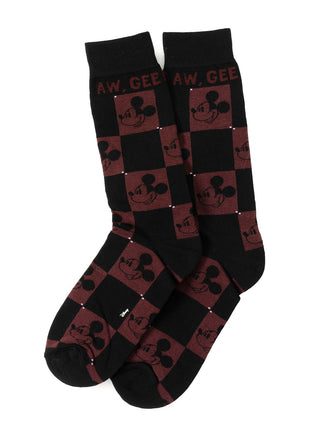 Disney Mickey and Friends Checkered Black Gift Set