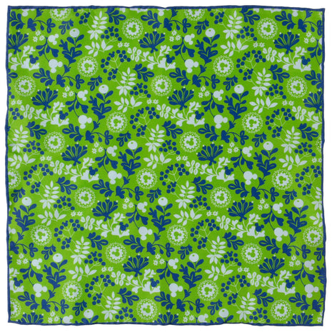 Disney Mickey Mouse Floral Green Pocket Square