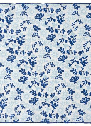 Disney Mickey Mouse Floral White Pocket Square
