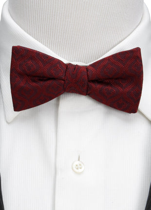 Disney Mickey Mouse Holiday Maroon Bow Tie