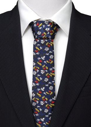 Disney Mickey Mouse Action Navy Men's Tie
