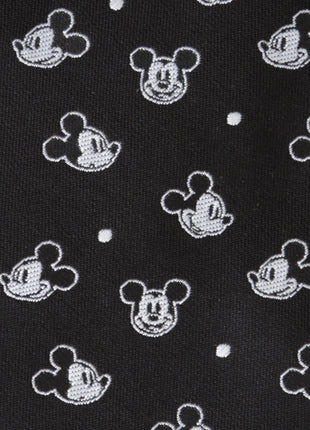 Disney Mickey Mouse Black Dot Men's Tie