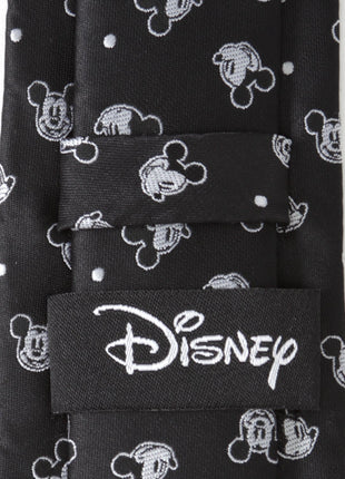 Disney Mickey Mouse Black Dot Men's Tie