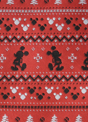 Disney Mickey Mouse Fair Isle Red Men's Tie