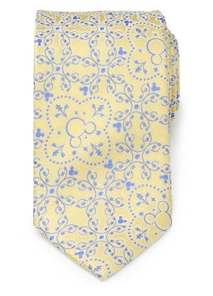 Disney Mickey Mouse Yellow Multi Men's Tie