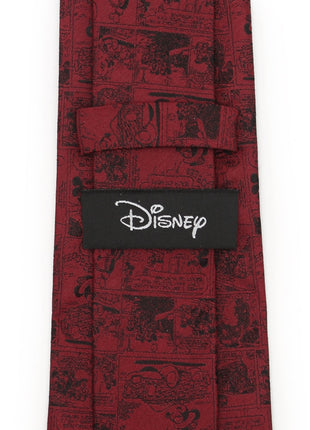 Disney Mickey Mouse Comic Red Men's Tie