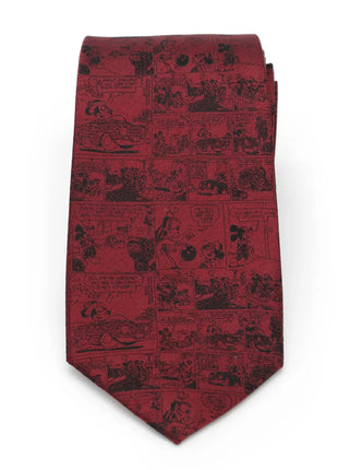Disney Mickey Mouse Comic Red Men's Tie