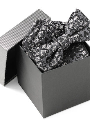 Disney Mickey Mouse Damask Pocket Square and Bow Tie Gift Set