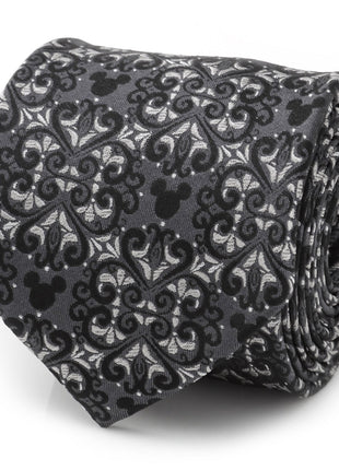 Disney Mickey Mouse Damask Tile Men's Tie