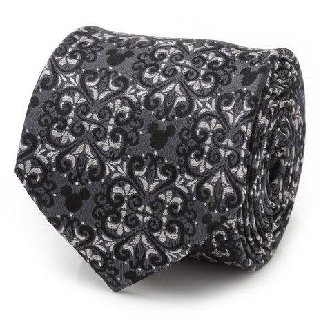 Disney Mickey Mouse Damask Tile Men's Tie