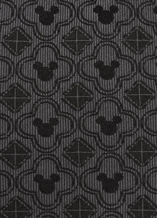 Disney Mickey Mouse Pattern Black Men's Tie