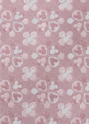 Disney Mickey Mouse Silhouette Blossom Pink Men's Tie