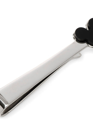 Disney Mickey Mouse Onyx Stainless Steel Tie Bar