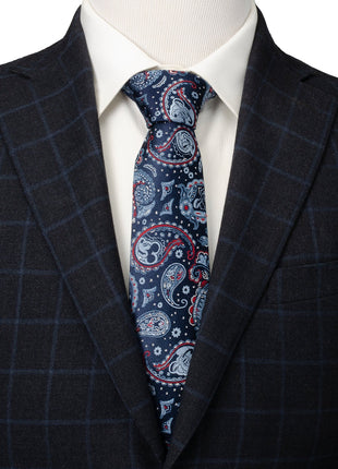 Disney Mickey and Friends Paisley Blue Multi Men's Tie
