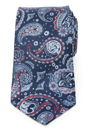 Disney Mickey and Friends Paisley Blue Multi Men's Tie