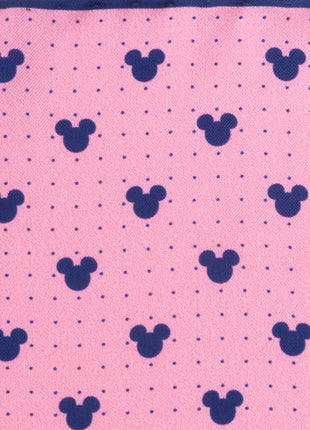 Disney Mickey Mouse Dot Pink Pocket Square