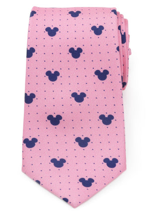 Disney Mickey Mouse Dot Pink Men's Tie