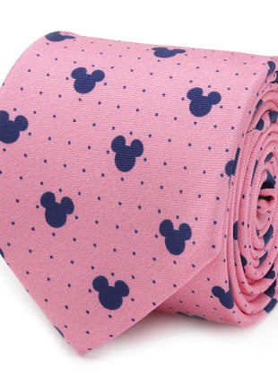 Disney Mickey Mouse Dot Pink Men's Tie
