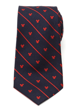 Disney Mickey Mouse Navy Pinstripe Tie