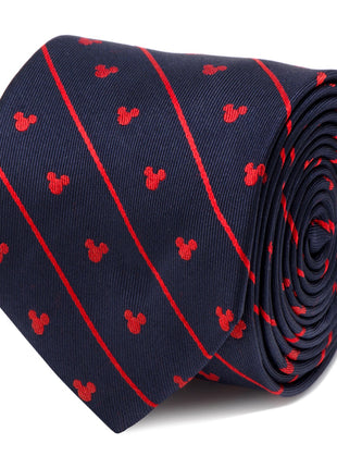 Disney Mickey Mouse Navy Pinstripe Tie