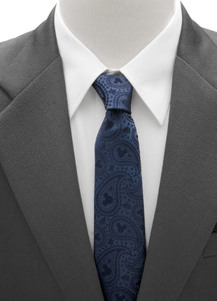 Disney Mickey Mouse Navy Paisley Men's Tie