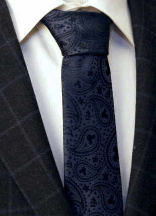 Disney Mickey Mouse Navy Paisley Men's Tie