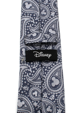 Disney Mickey Mouse Gray Paisley Mens Tie