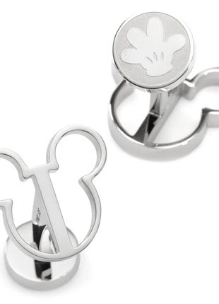 Disney Mickey Mouse Silhouette Cutout Cufflinks