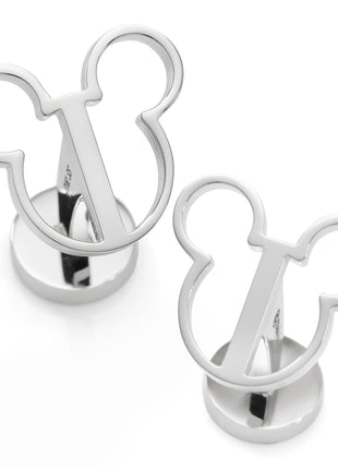 Disney Mickey Mouse Silhouette Cutout Cufflinks