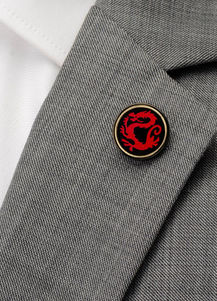 Disney Mulan Mushu Emblem Lapel Pin