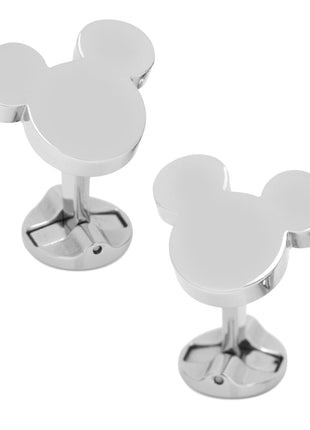 Disney Mickey Mouse Silhouette Stainless Steel Cufflinks