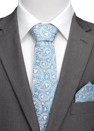 Disney Mickey Mouse Teal Paisley Men's Tie