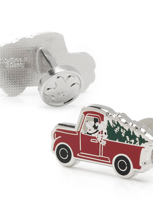 Disney Mickey Mouse Holiday Truck Cufflinks