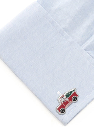 Disney Mickey Mouse Holiday Truck Cufflinks