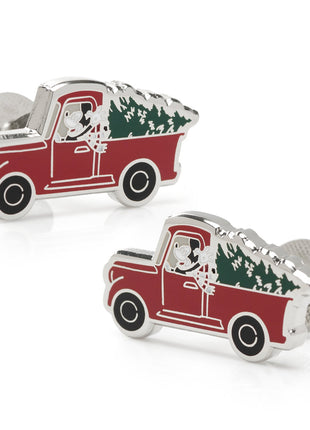 Disney Mickey Mouse Holiday Truck Cufflinks