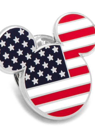 Disney Mickey Mouse Stars and Stripes Lapel Pin