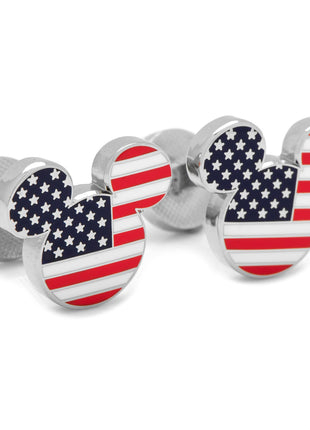 Disney Mickey Mouse Stars and Stripes Cufflinks