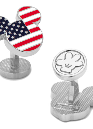 Disney Mickey Mouse Stars and Stripes Cufflinks