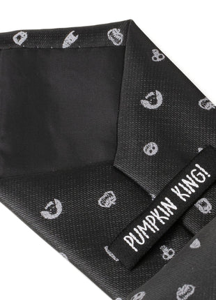 Disney The Nightmare Before Christmas Black Gray Men's Tie