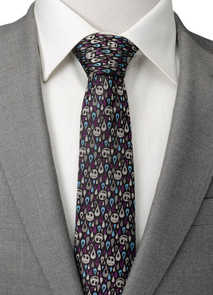 Disney The Nightmare Before Christmas Jack Skellington Patterned Men's Tie