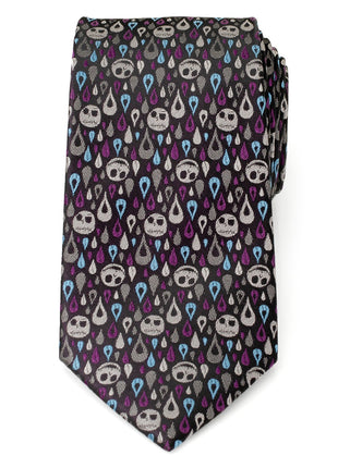 Disney The Nightmare Before Christmas Jack Skellington Patterned Men's Tie