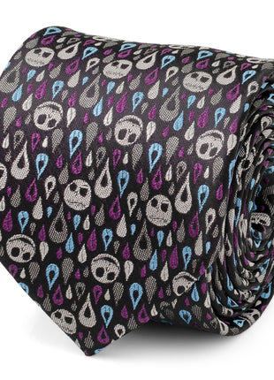 Disney The Nightmare Before Christmas Jack Skellington Patterned Men's Tie