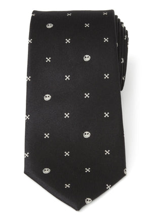 Disney The Nightmare Before Christmas Jack Skellington Black Men's Tie