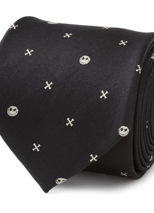 Disney The Nightmare Before Christmas Jack Skellington Black Men's Tie