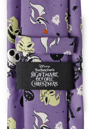 Disney The Nightmare Before Christmas Purple Men's Tie
