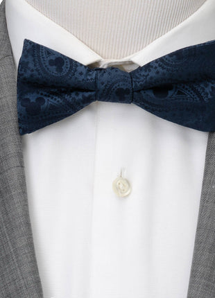 Disney Mickey Mouse Navy Paisley Bow Tie